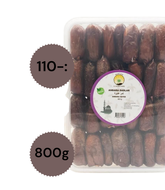 Anbara Dadlar – 800g