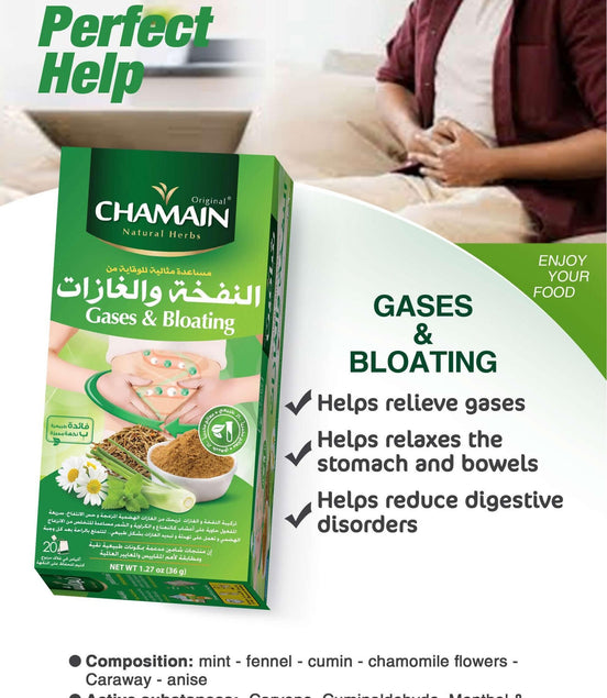 solving Gases and Bloating  Chamain 20påse