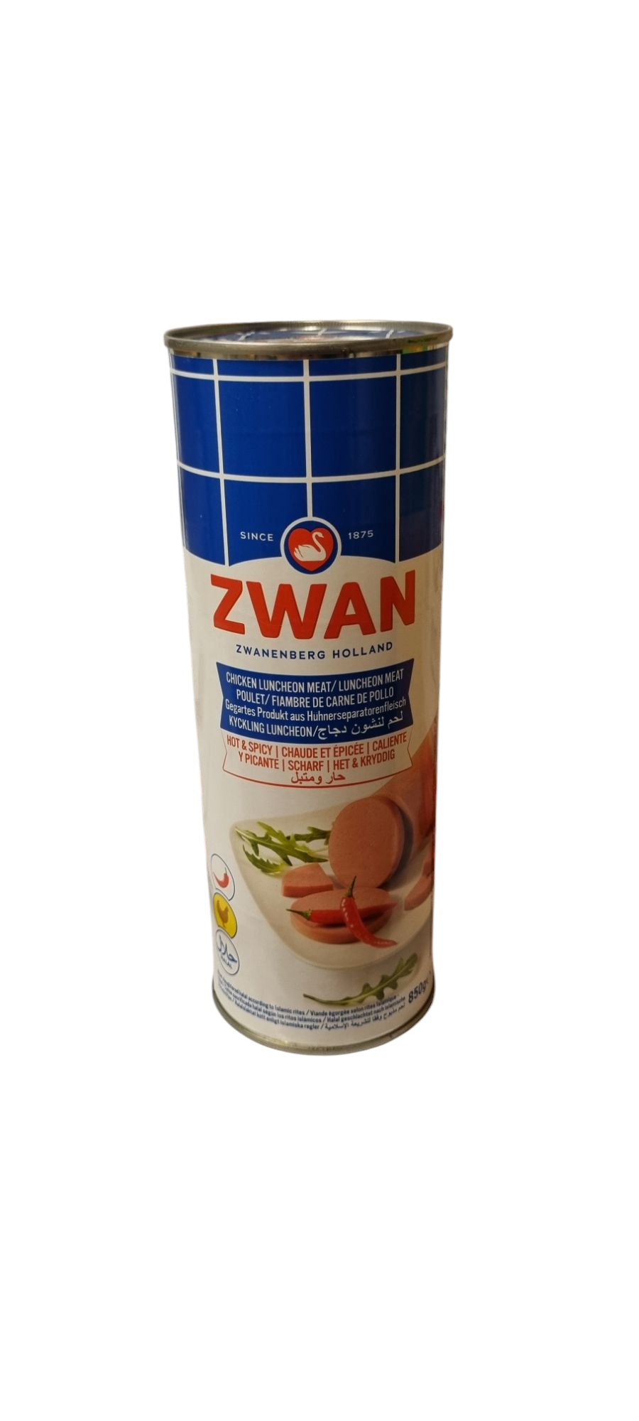Zwan stark Kyckling lunch kött 850G