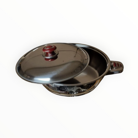 Stekpanna Stainless Steel två hand S30 Hinox