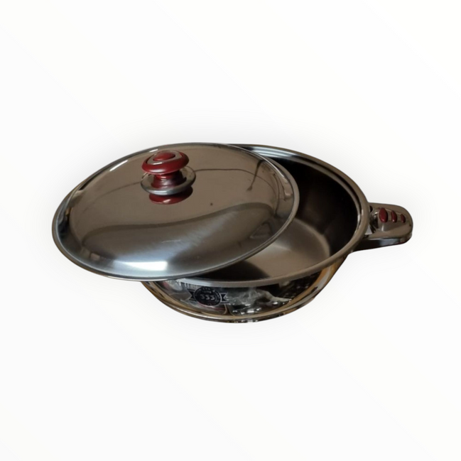 Stekpanna Stainless Steel två hand S30 Hinox