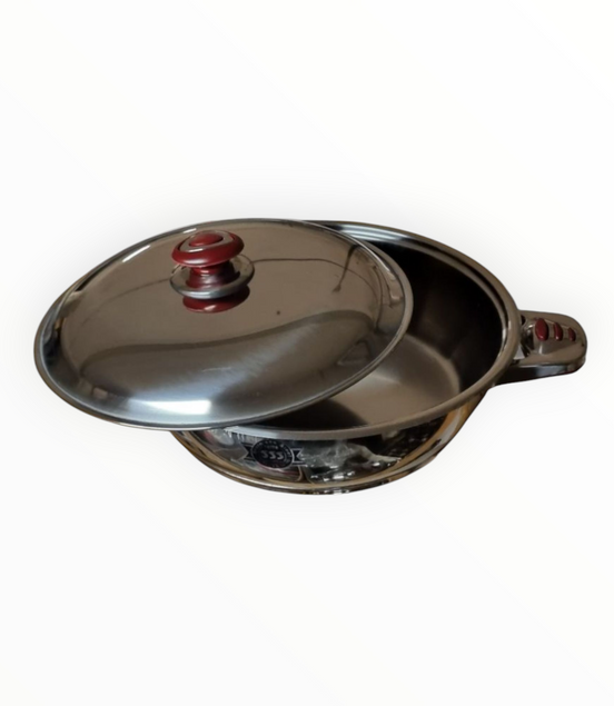 Stekpanna Stainless Steel två hand S30 Hinox