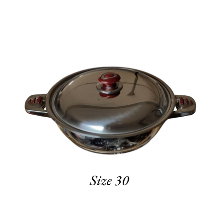 Stekpanna Stainless Steel två hand S30 Hinox