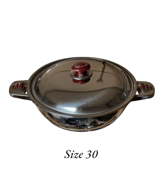 Stekpanna Stainless Steel två hand S30 Hinox